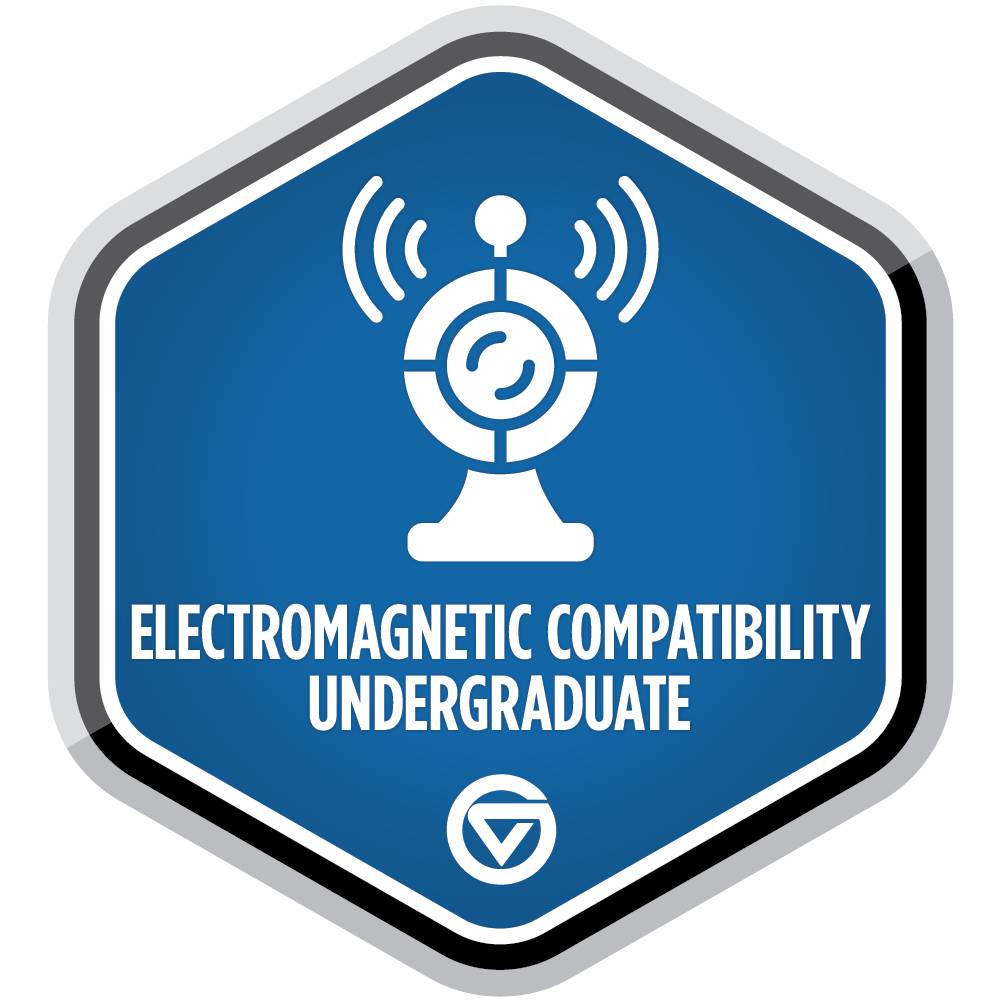 Electromagnetic compatibility undergraduate badge.